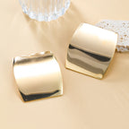 Sculptural Metal Statement Earrings