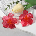Colourful Floral Statement Earrings