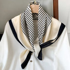 Scarf Women Silk Satin Scarf for Women Neckerchief  luxury Scarf Foulard Women Bandana Silk Scarves Laven Official Store WJ002