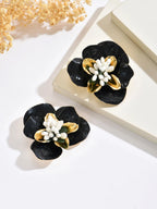 Bold Floral Statement Earrings