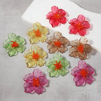 Colourful Floral Statement Earrings