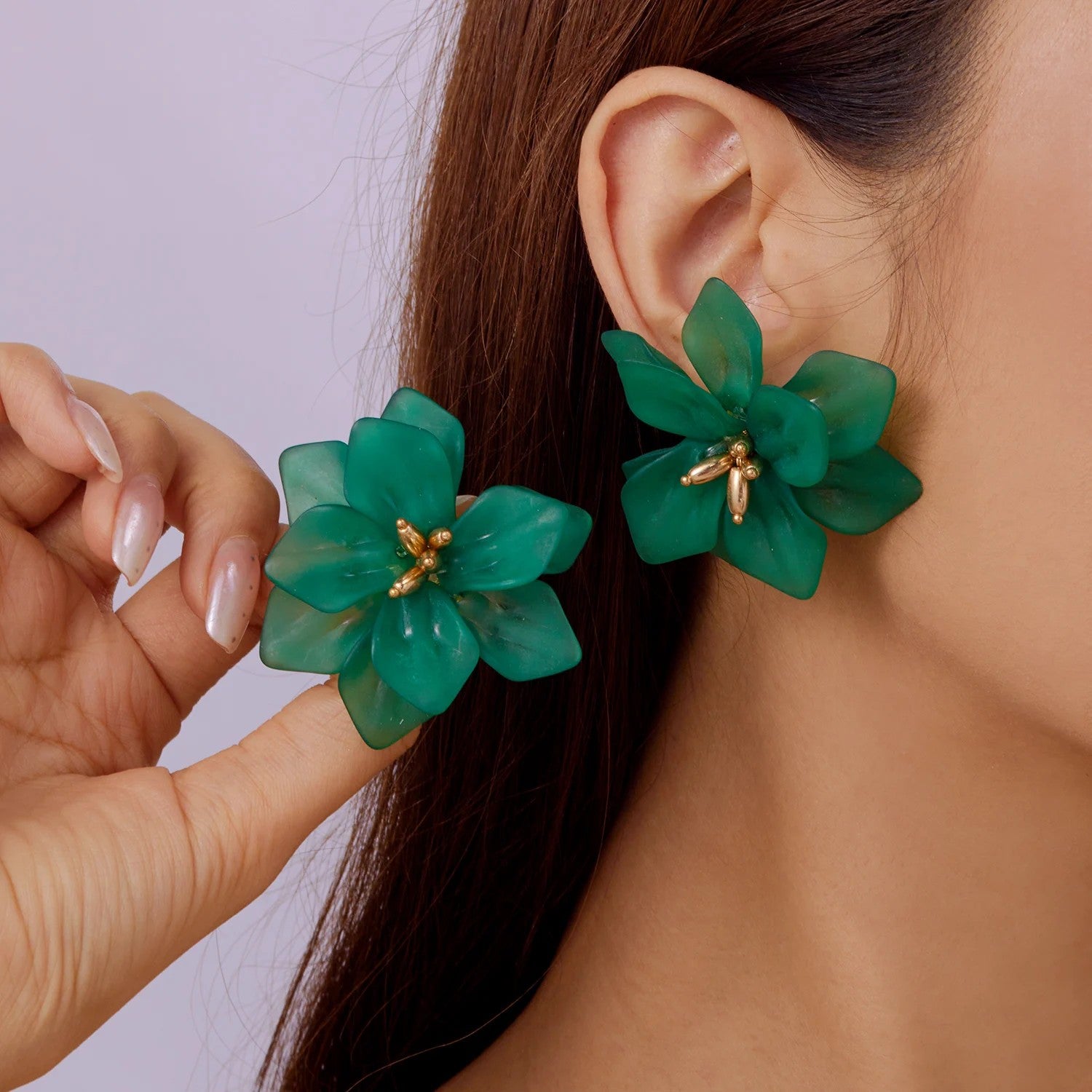 Floral Statement Earrings
