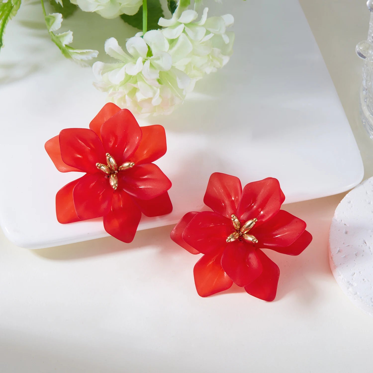 Floral Statement Earrings