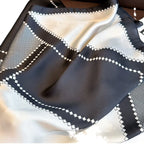 Luxury Silk Feeling Shawl Square Scarf Women Spring Hijab Fashion Wraps Neckerchief Female Hair Bands Ribbon Headband Bandana