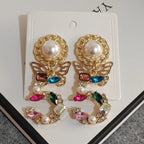 No.5 Statement Earring & Necklace Set