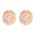 Textured Resin Statement Earrings
