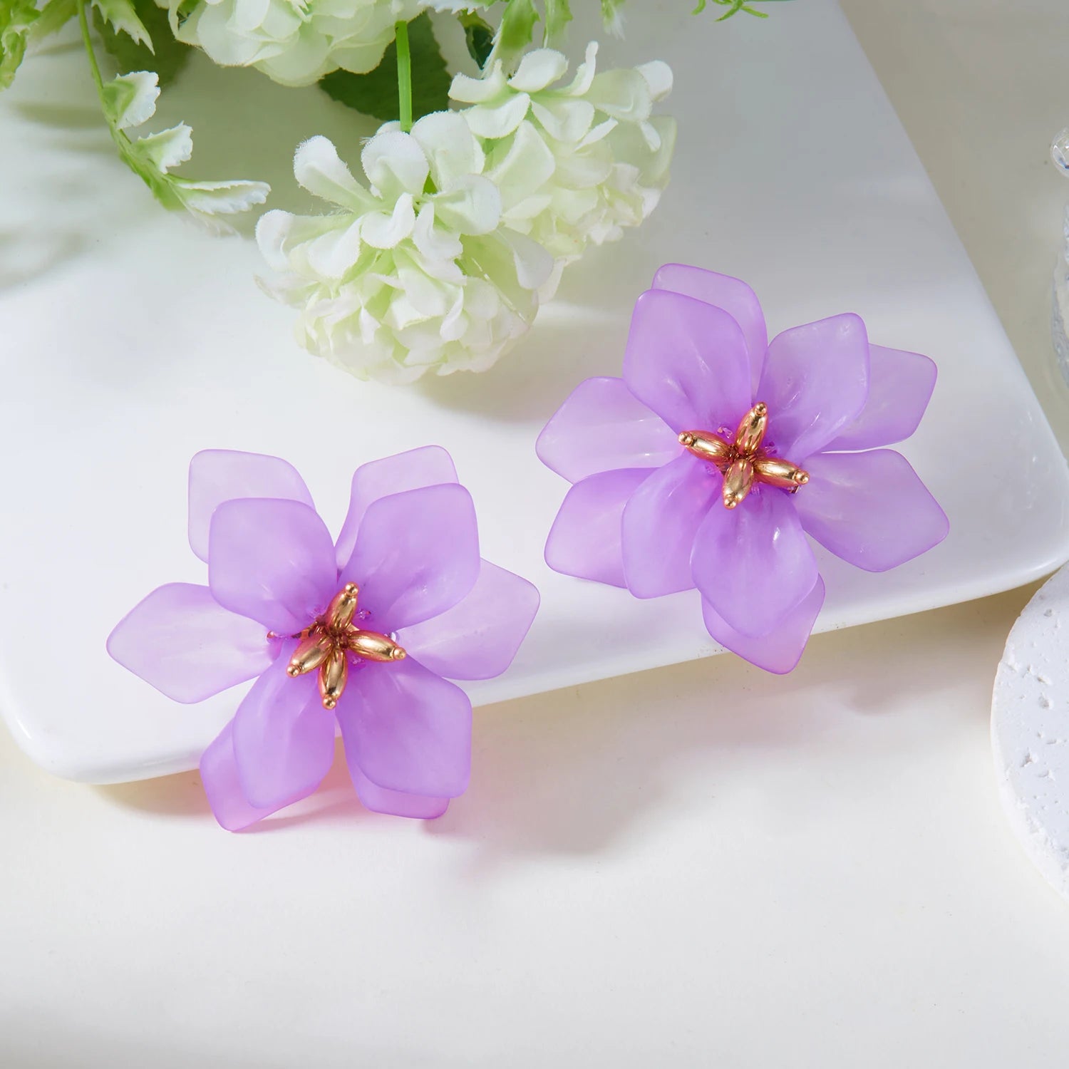 Floral Statement Earrings