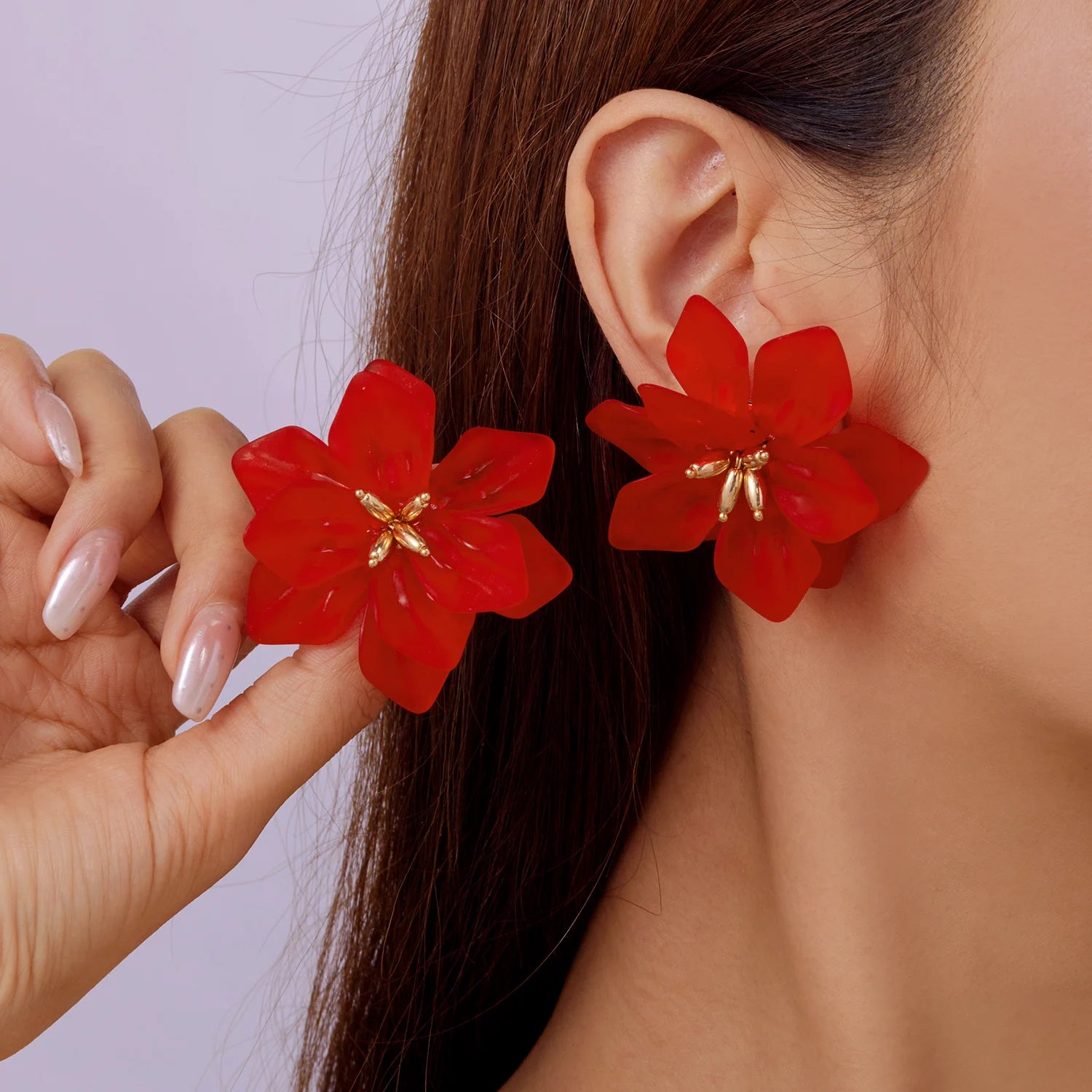 Floral Statement Earrings