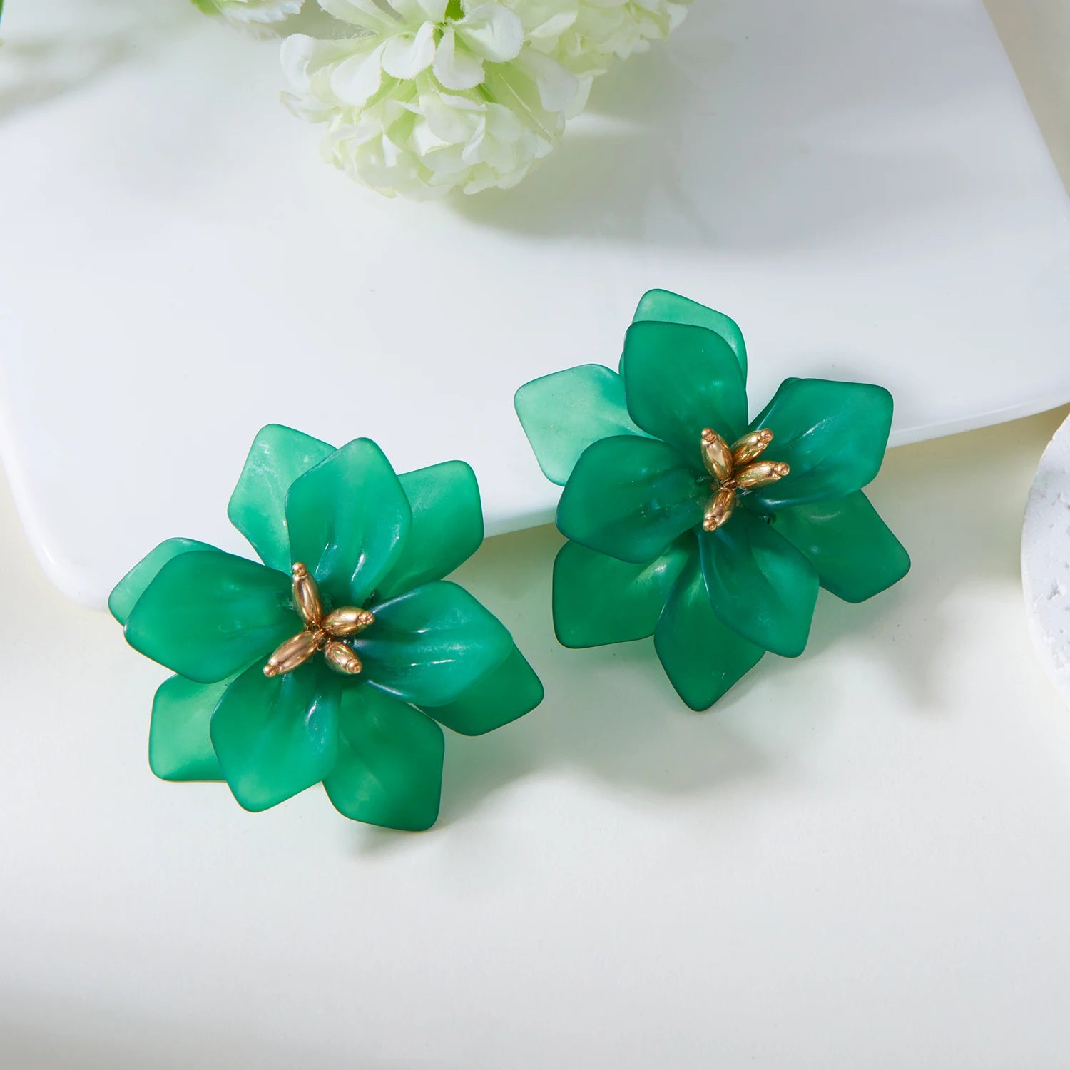 Floral Statement Earrings