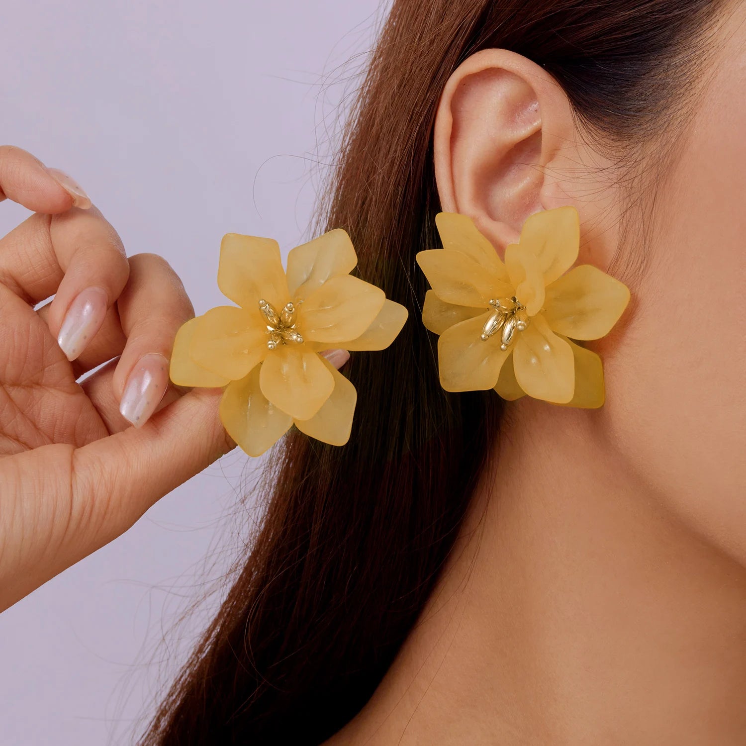 Floral Statement Earrings
